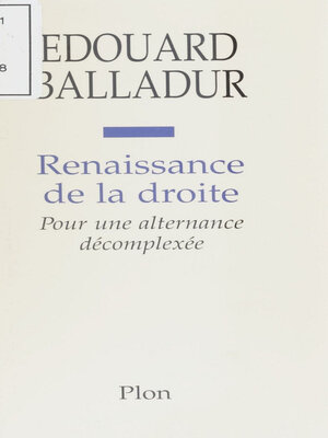 cover image of Renaissance de la droite